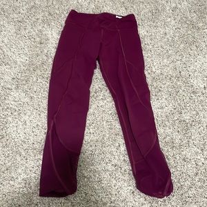 Maroon M8-10 Altheta leggings